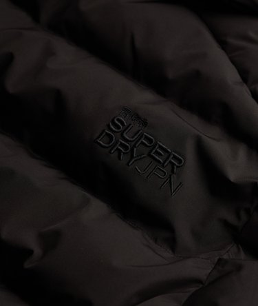 Hooded Sports Puffer Jacket Image 8