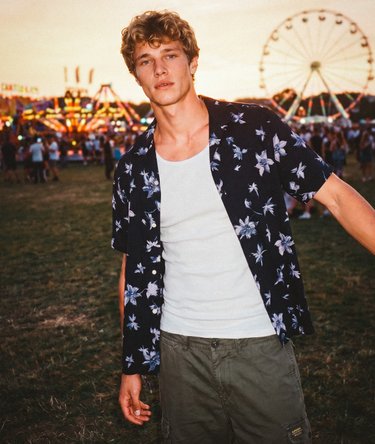 Cabana Print Short Sleeve Shirt Image 1