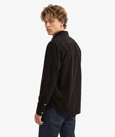 Camicia Classic in Velluto a Coste Image 5
