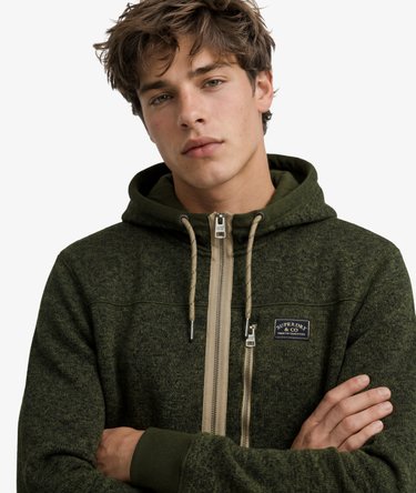 Storm Fleece Hoodie met rits Relaxed pasvorm Image 5