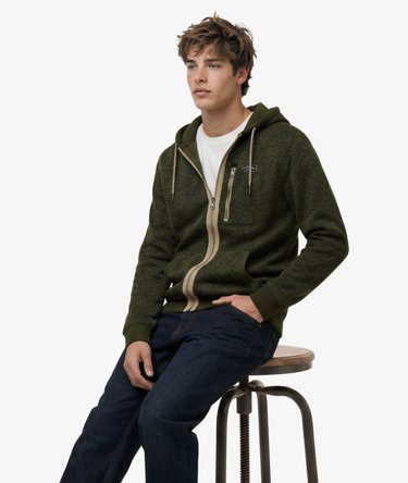 Storm Fleece Hoodie met rits Relaxed pasvorm Image 3