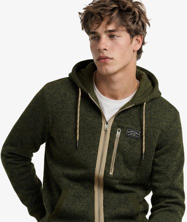 Storm Fleece Hoodie met rits Relaxed pasvorm Image 2