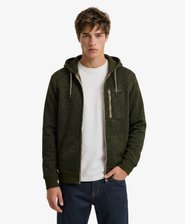 Storm Fleece Hoodie met rits Relaxed pasvorm