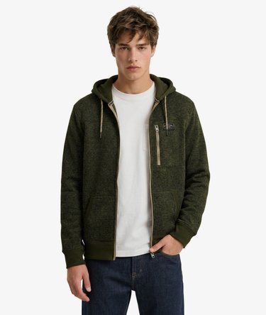 Storm Fleece Hoodie met rits Relaxed pasvorm Image 1