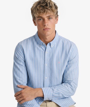 Chemise Oxford Classique &agrave; Manches Longues Image 3