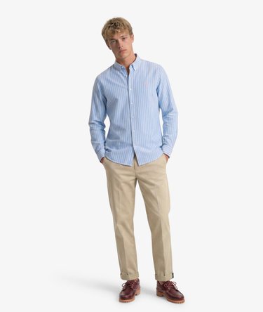 Chemise Oxford Classique &agrave; Manches Longues Image 4