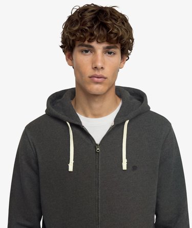 Monogram Embroidered Zip Hoodie Image 4