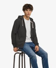 Monogram Embroidered Zip Hoodie