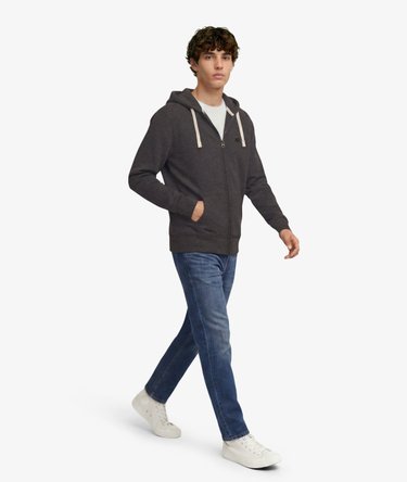 Monogram Embroidered Zip Hoodie Image 5