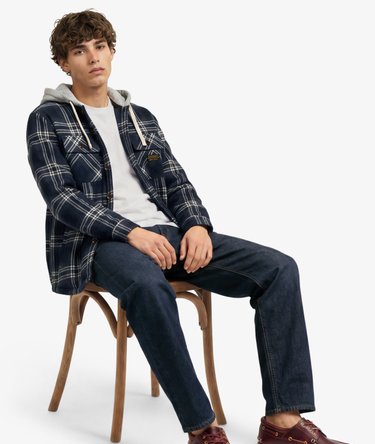 Camisa de cuadros con capucha Surplus Image 1