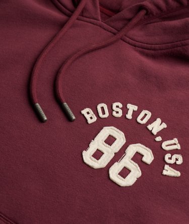 Athletic Essential Applique Crop-Hoodie Image 6