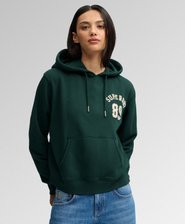 Athletic Essential Applique Cropped Hoodie