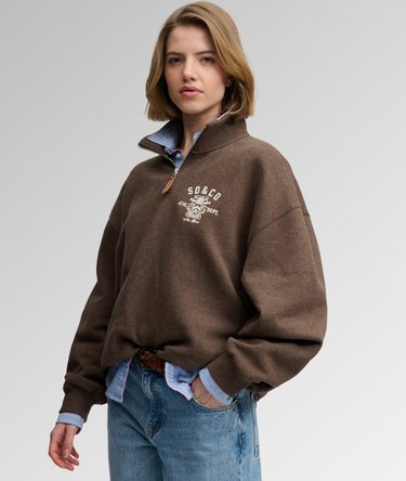 Country Club Half Zip Sweatshirt Image 2