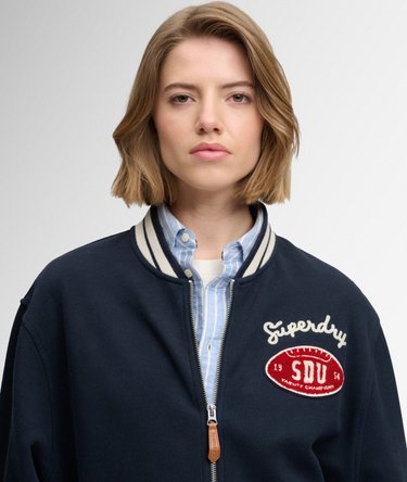 Country Club Jersey Bomber Jacket Image 4