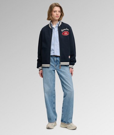 Country Club Jersey Bomber Jacket Image 3