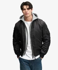 Hooded MA1 Bomber Jacket