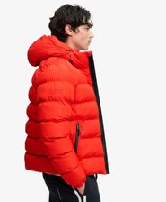 Hooded Sports Puffer Jacket