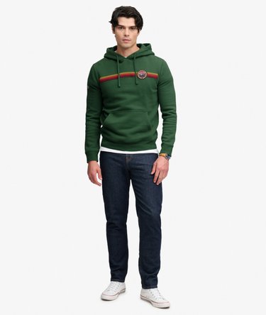 Outdoors Stripe Logo Hoodie Image 3