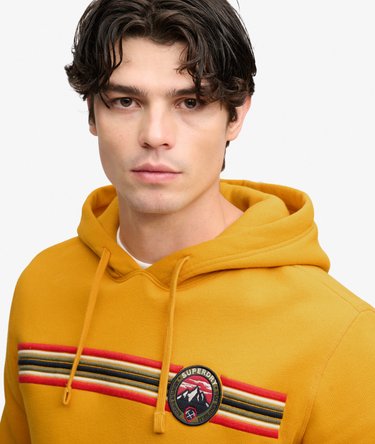 Outdoors Stripe Logo Hoodie Image 4