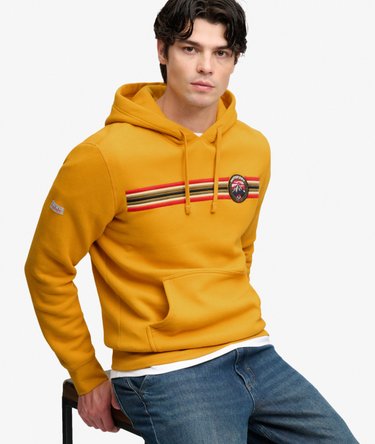 Outdoors Stripe Logo Hoodie Image 2
