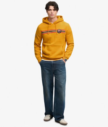 Outdoors Stripe Logo Hoodie Image 3