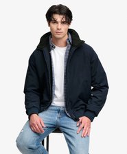 City Fleece-Jacke mit Futter