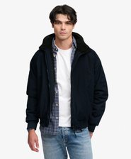 City Fleece-Jacke mit Futter