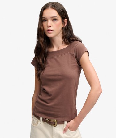 Athletic Essentials Off Shoulder Top Image 1