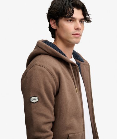 Zip-Hoodie mit Borg-Futter Image 4