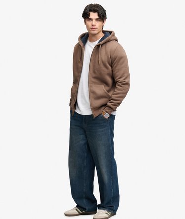 Zip-Hoodie mit Borg-Futter Image 3