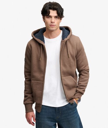 Zip-Hoodie mit Borg-Futter Image 2