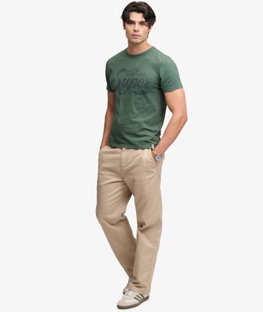 Vintage Workwear Print T-Shirt Image 3