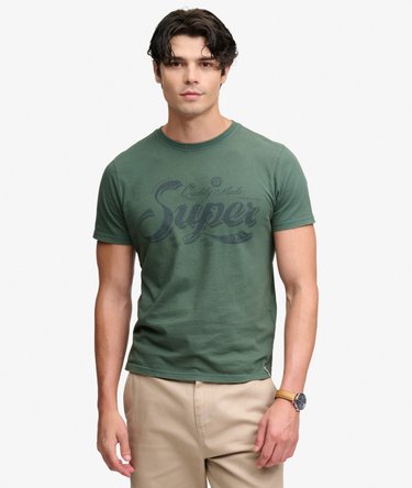 Vintage Workwear Print T-Shirt Image 1