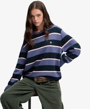 Oversized Streifen-Pullover