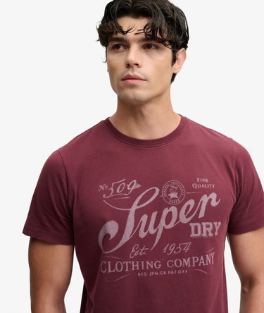 Vintage Workwear Print T-Shirt Image 4