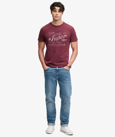 Vintage Workwear Print T-Shirt Image 3
