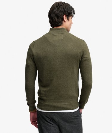 Essential Sweter z Wełny Dopasowany Kr&oacute;j Image 5