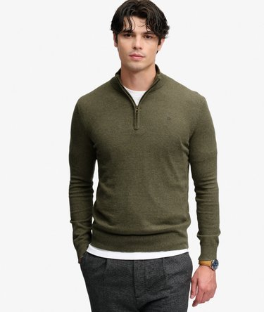 Essential Sweter z Wełny Dopasowany Kr&oacute;j Image 1