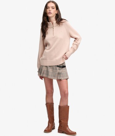 Jersey Classic Half Zip Corte Relajado Image 3