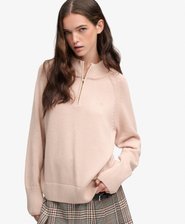 Washed Classic Half Zip Pullover lockere Passform