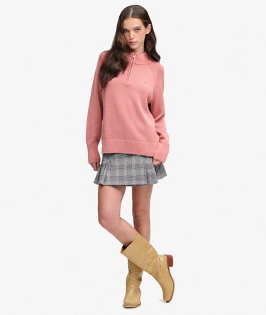 Jersey Classic Half Zip Corte Relajado Image 3