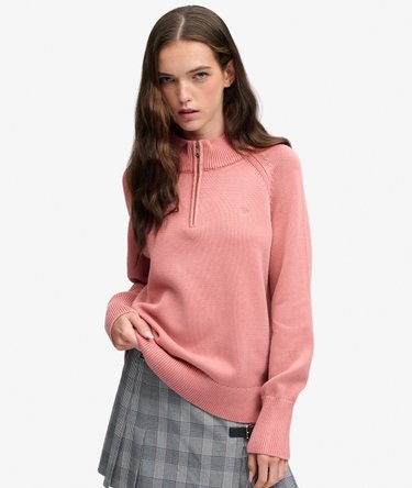 Jersey Classic Half Zip Corte Relajado Image 1