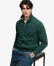 Company Logo Sweatshirt mit lockerer Passform