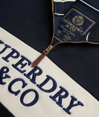 Company Logo Half Zip Sweatshirt Image 5