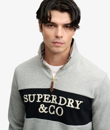 Company Logo Sweatshirt mit lockerer Passform Image 4