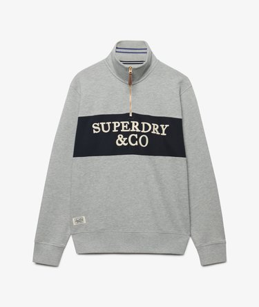 Company Logo Sweatshirt mit lockerer Passform Image 7