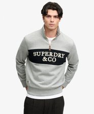Company Logo Sweatshirt mit lockerer Passform