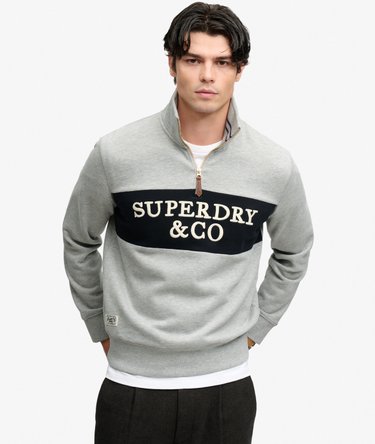 Company Logo Sweatshirt mit lockerer Passform Image 1