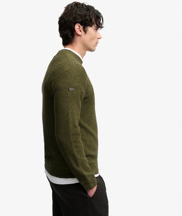 Pull Texture Knit Coupe D&eacute;contract&eacute;e Image 4