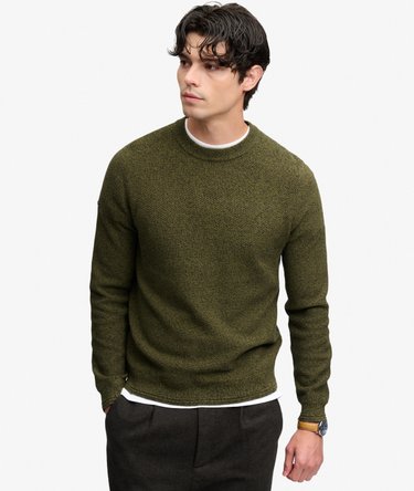 Pull Texture Knit Coupe D&eacute;contract&eacute;e Image 1